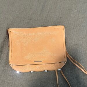 Rebecca Minkoff Camel Leather Clutch
